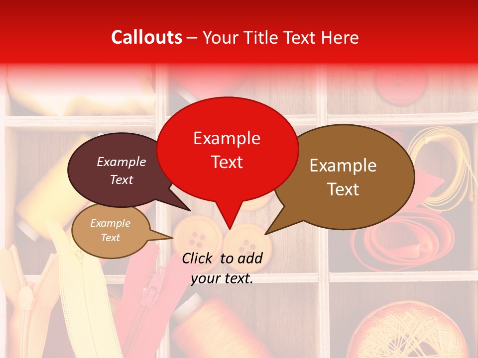 Twisted Stitch Textile PowerPoint Template