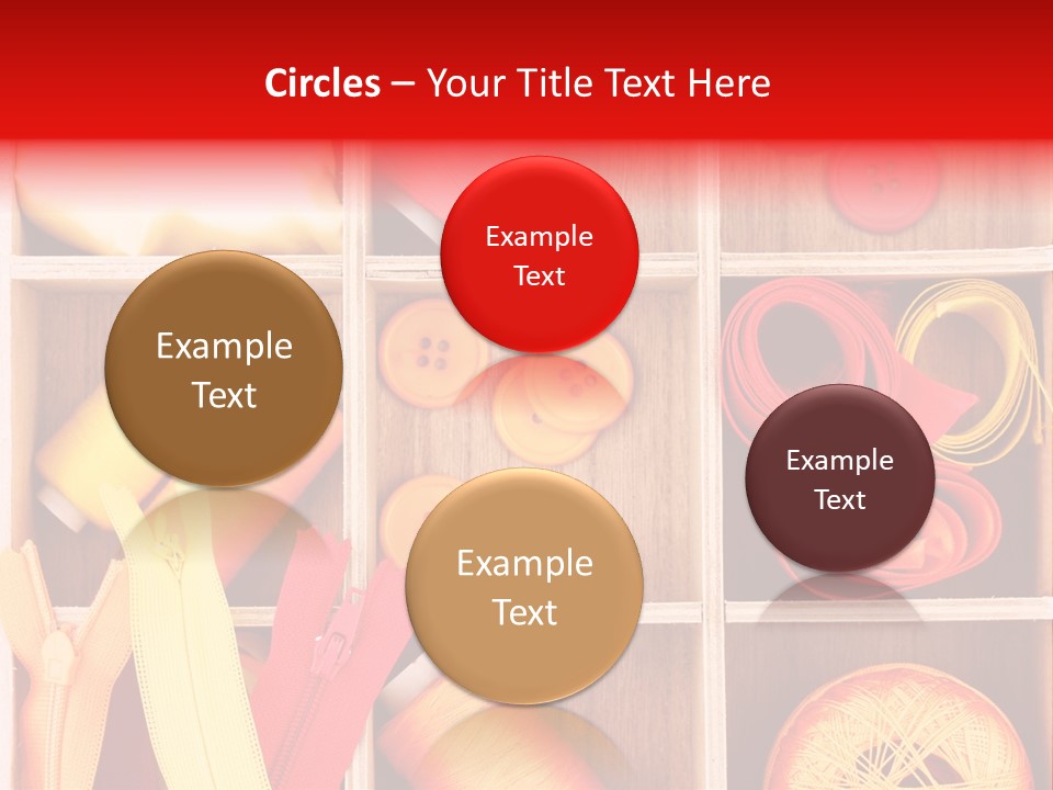 Twisted Stitch Textile PowerPoint Template