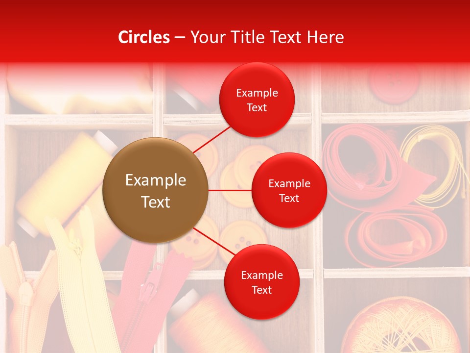 Twisted Stitch Textile PowerPoint Template