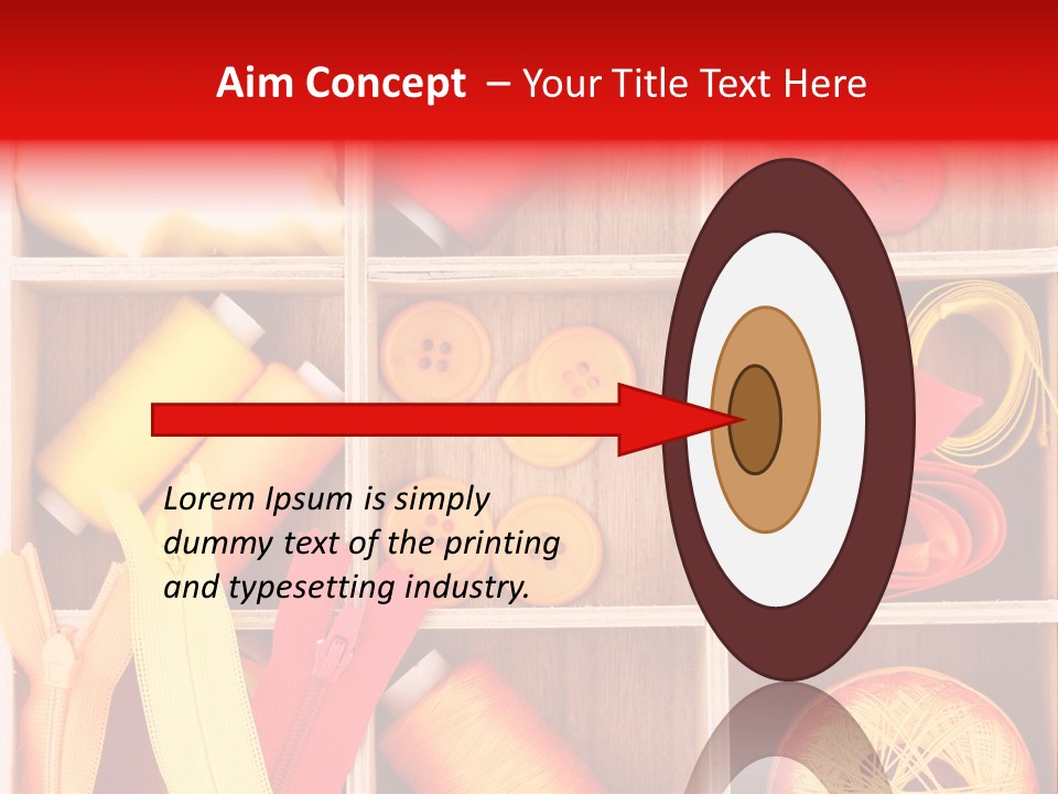 Twisted Stitch Textile PowerPoint Template