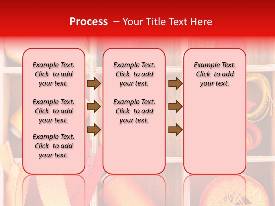 Twisted Stitch Textile PowerPoint Template