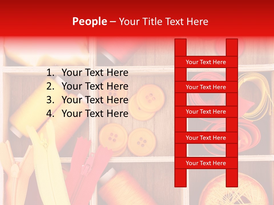 Twisted Stitch Textile PowerPoint Template