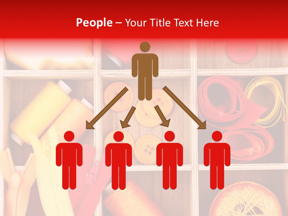 Twisted Stitch Textile PowerPoint Template