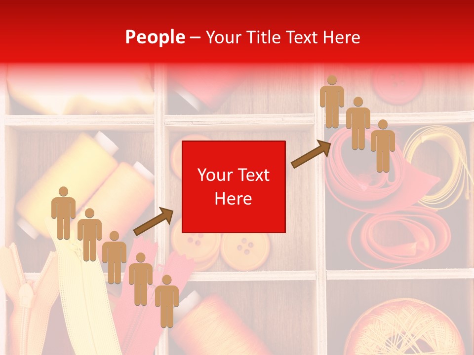 Twisted Stitch Textile PowerPoint Template