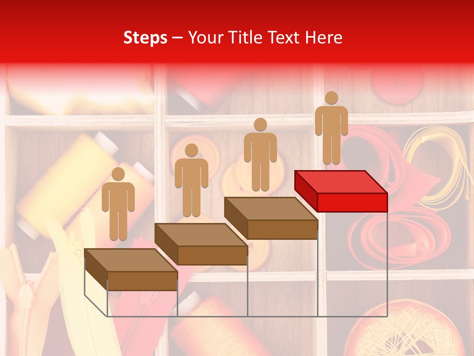 Twisted Stitch Textile PowerPoint Template