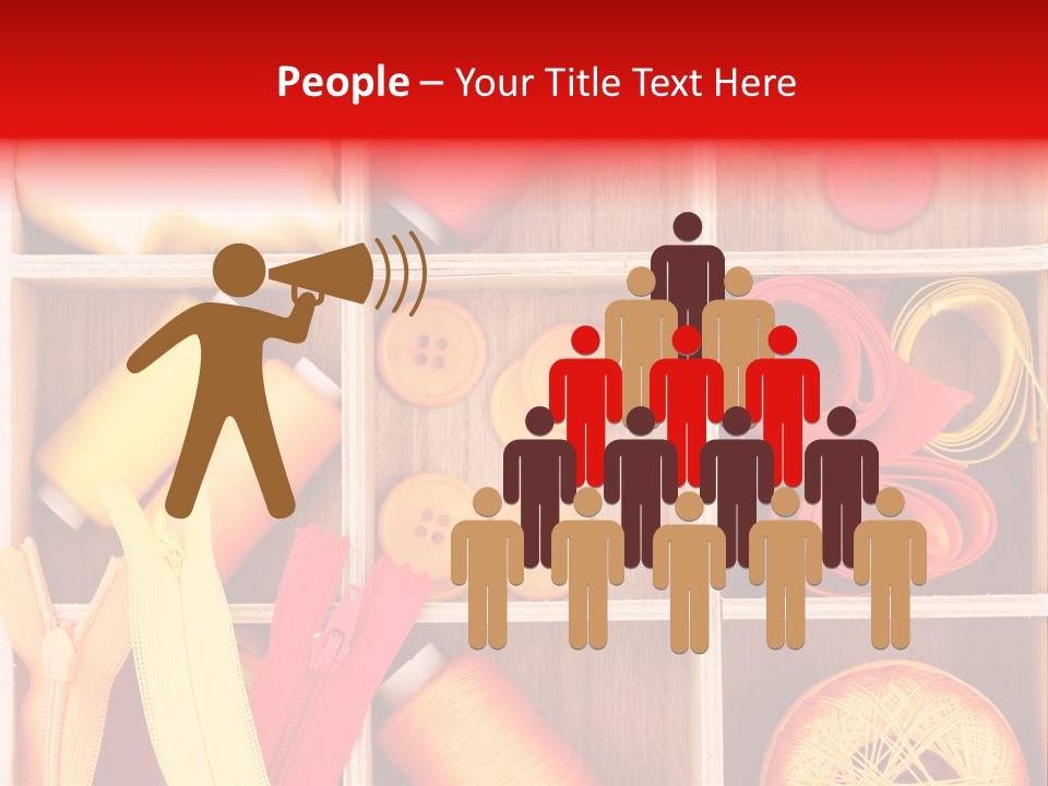 Twisted Stitch Textile PowerPoint Template