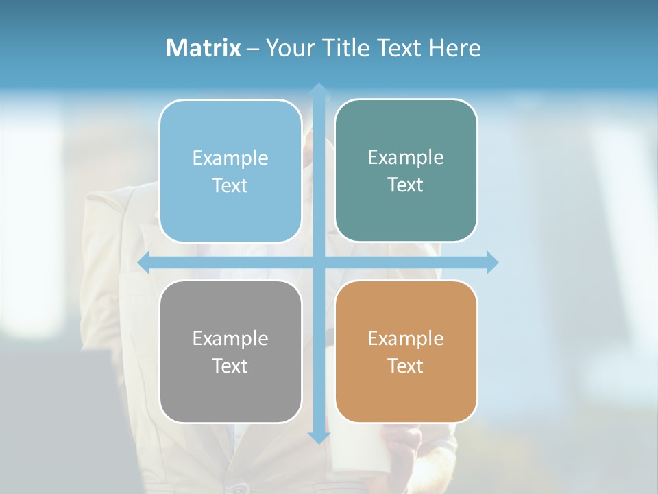 Executive Happy Copyspace PowerPoint Template