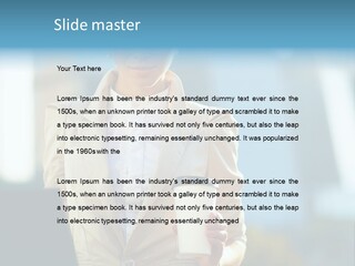 Executive Happy Copyspace PowerPoint Template