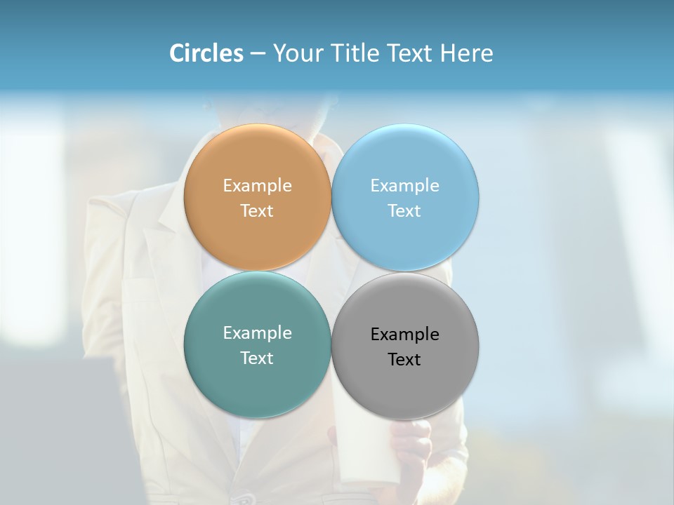 Executive Happy Copyspace PowerPoint Template