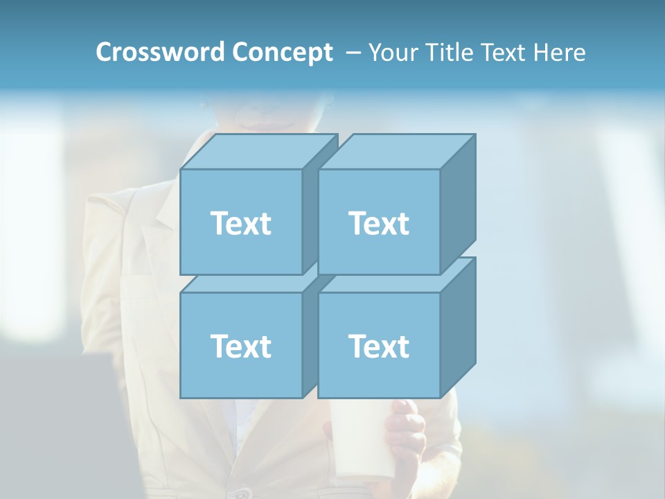 Executive Happy Copyspace PowerPoint Template