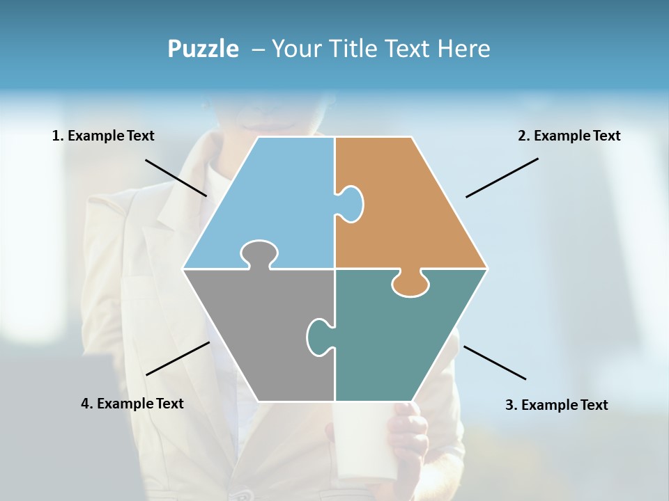 Executive Happy Copyspace PowerPoint Template