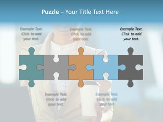 Executive Happy Copyspace PowerPoint Template