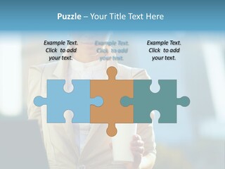 Executive Happy Copyspace PowerPoint Template