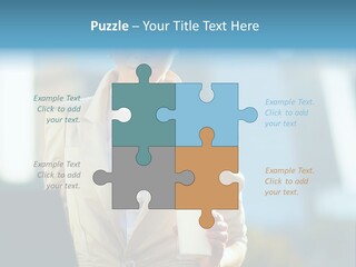 Executive Happy Copyspace PowerPoint Template