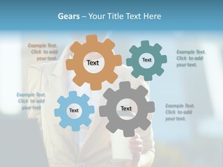 Executive Happy Copyspace PowerPoint Template