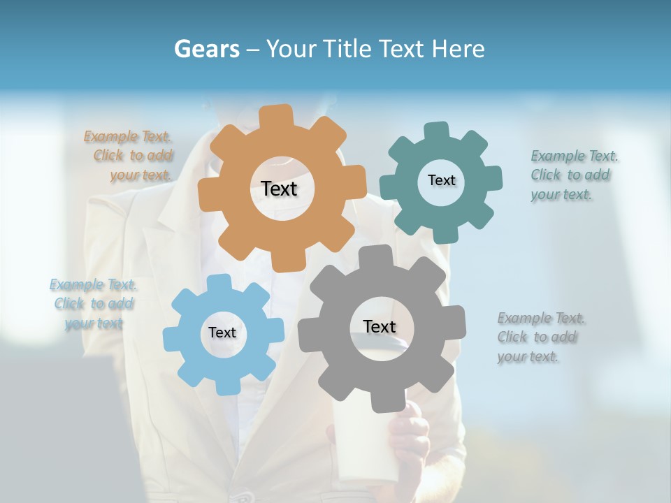 Executive Happy Copyspace PowerPoint Template