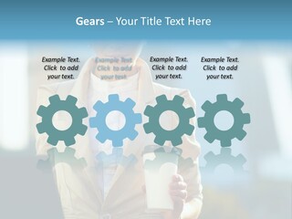 Executive Happy Copyspace PowerPoint Template