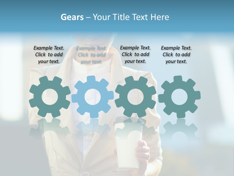 Executive Happy Copyspace PowerPoint Template