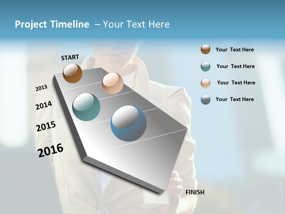 Executive Happy Copyspace PowerPoint Template