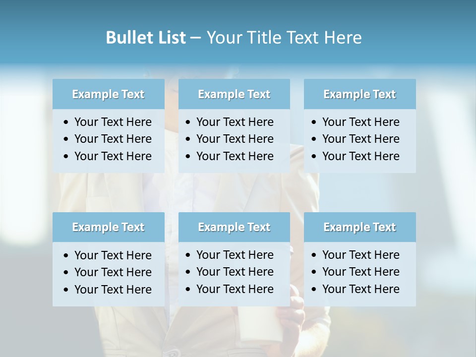 Executive Happy Copyspace PowerPoint Template
