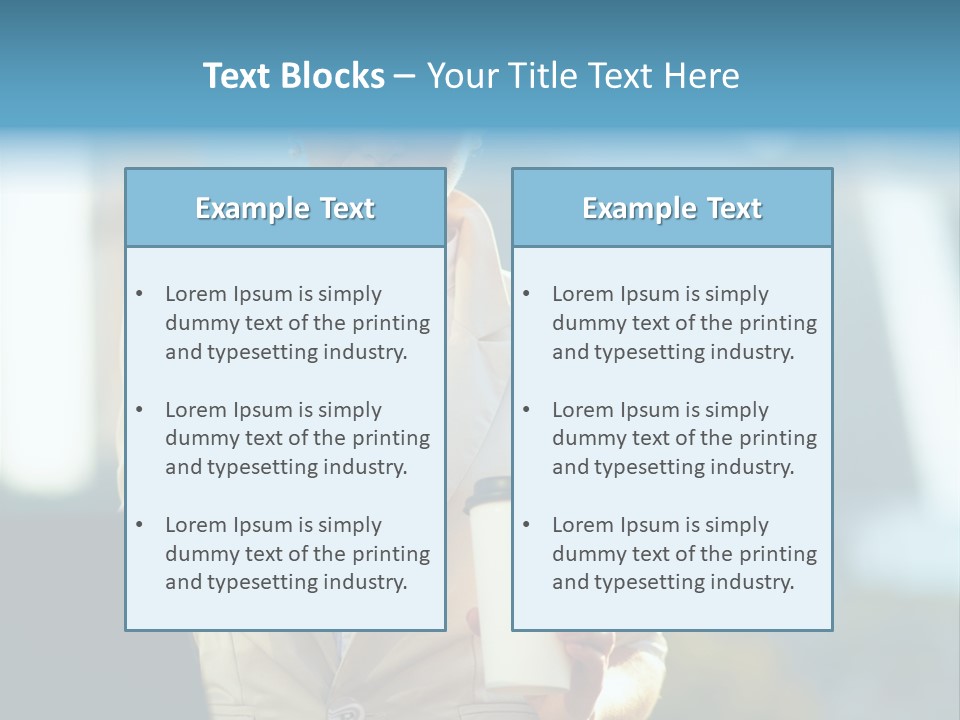 Executive Happy Copyspace PowerPoint Template