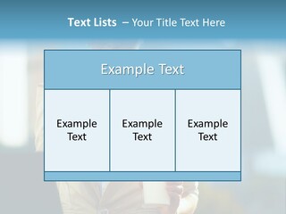 Executive Happy Copyspace PowerPoint Template