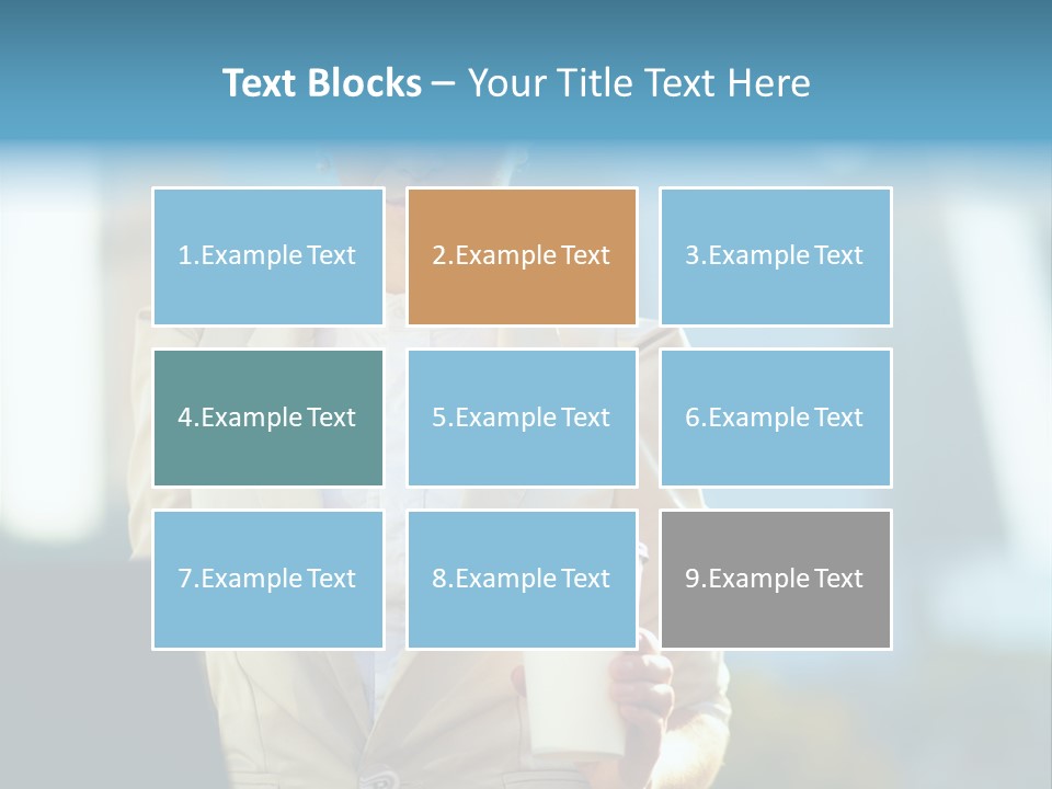 Executive Happy Copyspace PowerPoint Template