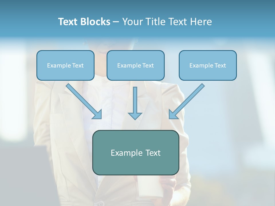 Executive Happy Copyspace PowerPoint Template