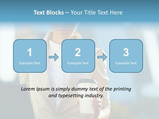 Executive Happy Copyspace PowerPoint Template