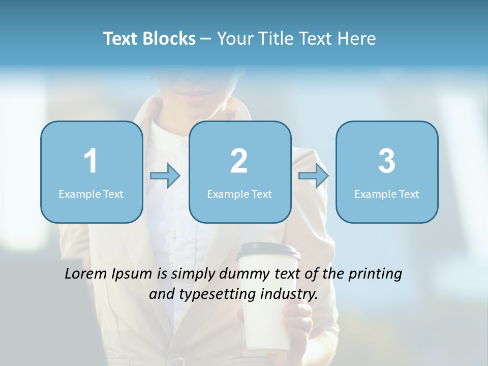 Executive Happy Copyspace PowerPoint Template
