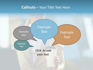 Executive Happy Copyspace PowerPoint Template