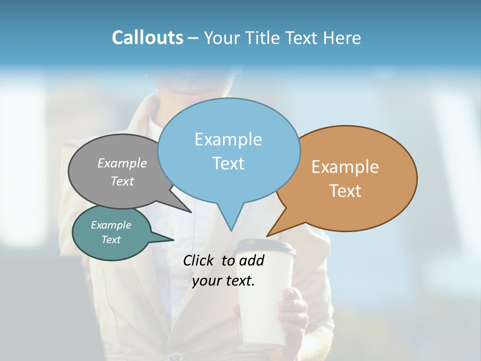 Executive Happy Copyspace PowerPoint Template