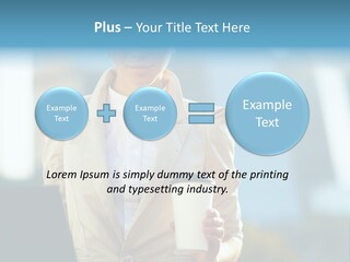 Executive Happy Copyspace PowerPoint Template