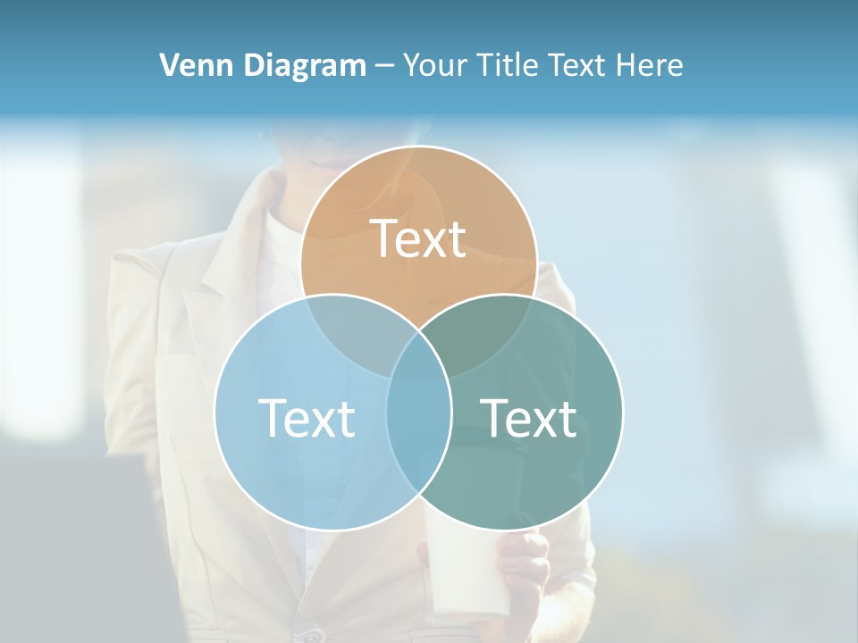 Executive Happy Copyspace PowerPoint Template
