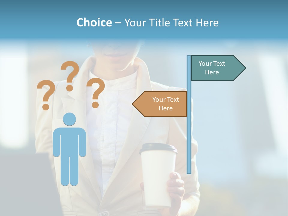 Executive Happy Copyspace PowerPoint Template