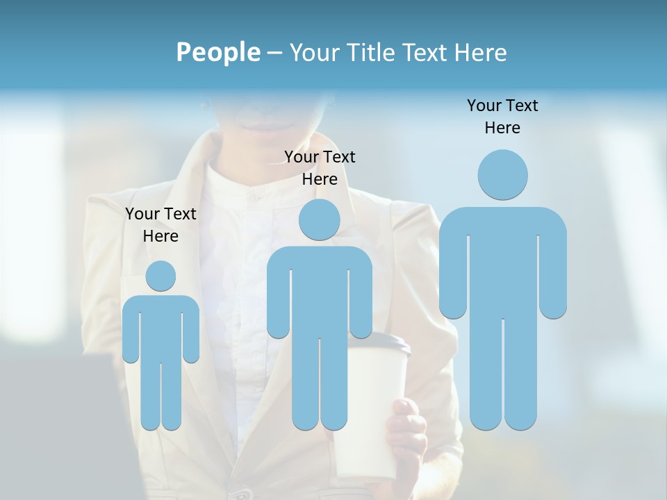 Executive Happy Copyspace PowerPoint Template