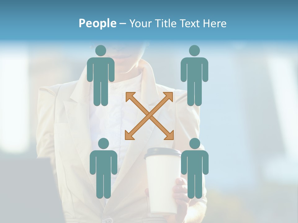 Executive Happy Copyspace PowerPoint Template