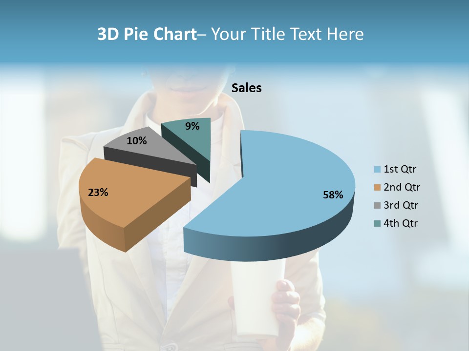 Executive Happy Copyspace PowerPoint Template