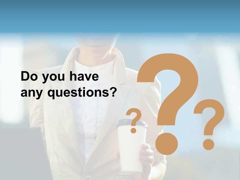 Executive Happy Copyspace PowerPoint Template