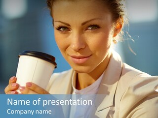 Smiling Professional  PowerPoint Template