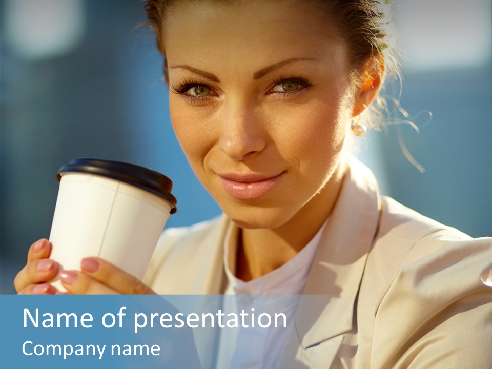 Smiling Professional  PowerPoint Template