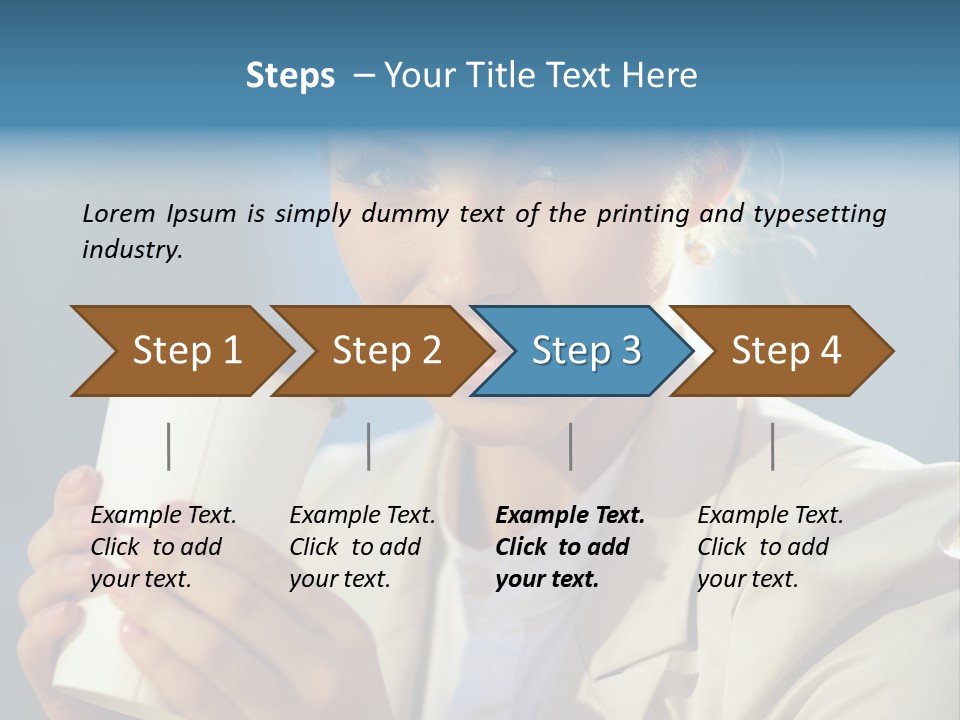 Smiling Professional  PowerPoint Template