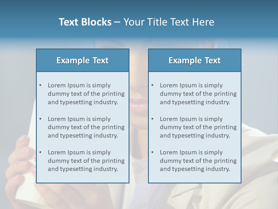 Smiling Professional  PowerPoint Template