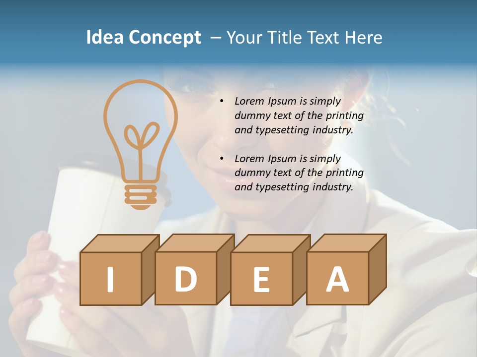 Smiling Professional  PowerPoint Template