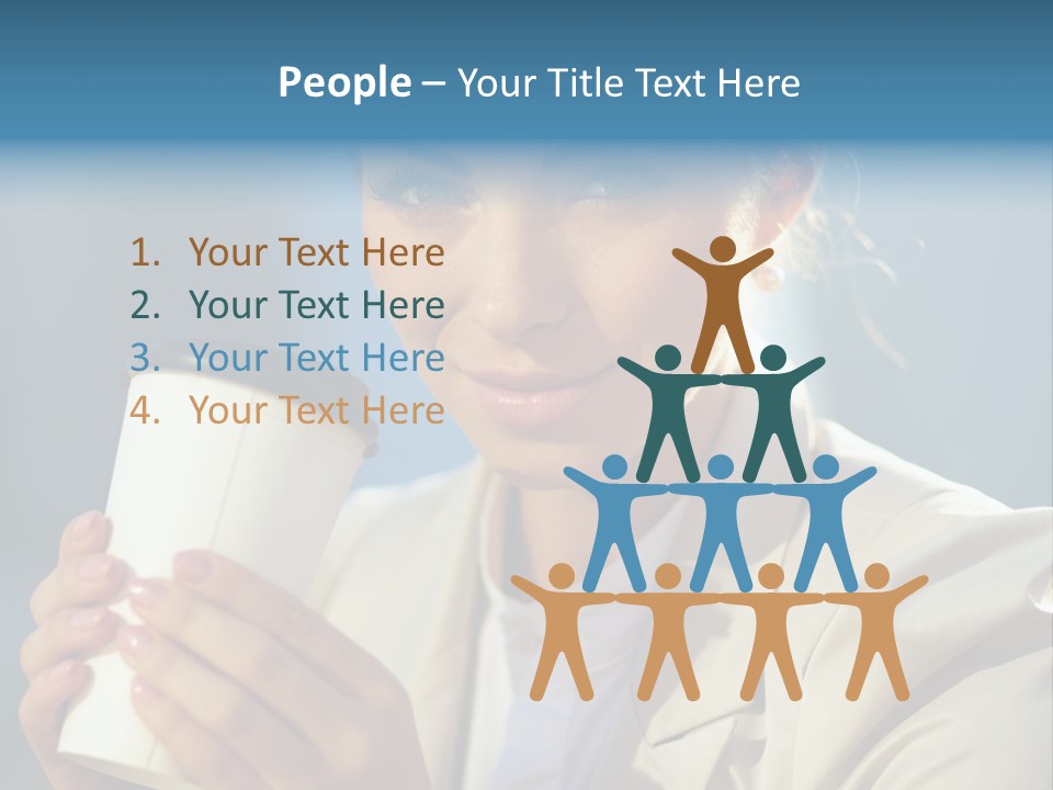 Smiling Professional  PowerPoint Template