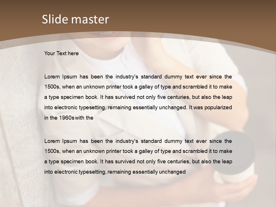 Beauty Secretary Successful PowerPoint Template