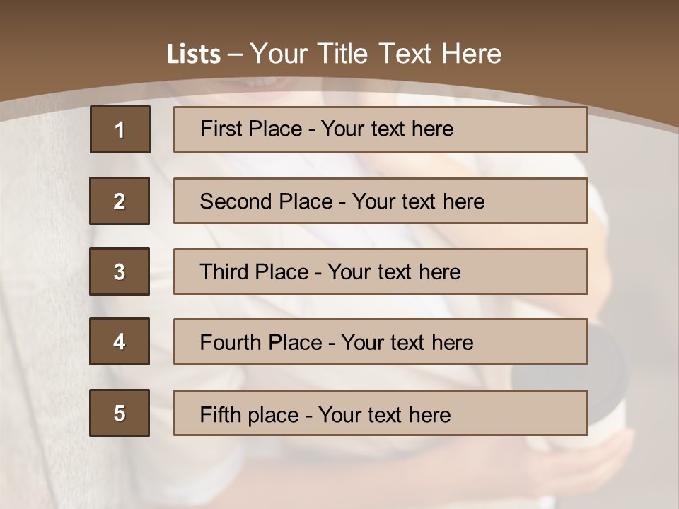 Beauty Secretary Successful PowerPoint Template