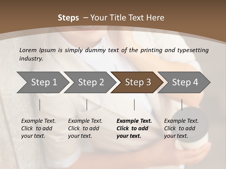 Beauty Secretary Successful PowerPoint Template