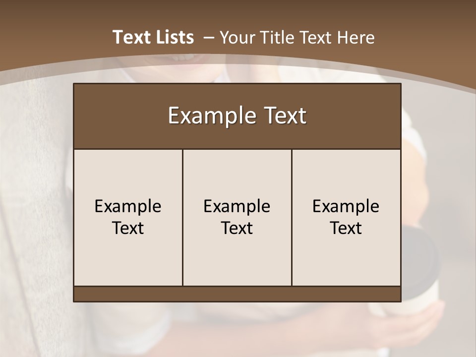 Beauty Secretary Successful PowerPoint Template