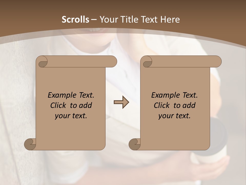Beauty Secretary Successful PowerPoint Template